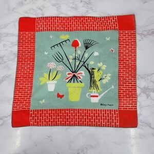 Tammis Keefe Vintage Handkerchief Hankie Hanky " Tools"